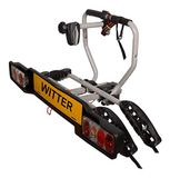 Witter ZX202EU Fietsendrager voor de trekhaak, koppelingsdrager voor 2 fietsen, inklapbaar, 34 kg laadvermogen