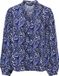 Onlraya ONLY ONLRAYA L/S SHIRT WVN Dames Blouse V-hals Lange mouw Viscose Gebloemd Regular Fit Casual Surf the Web
