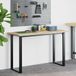 VidaXL Bureaublad 120x60x2 cm onbehandeld massief acaciahout