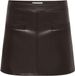 Only Rok Onlneli Hw Faux Leather Skirt Cc Pn 15376859 Chocolate Torte Dames Maat - M
