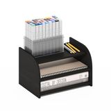 Furinno Klassieke 3-Tier Desk Top Organizer, Espresso