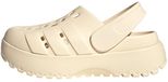 adidas Adilette Platform Clogs Dames Wit