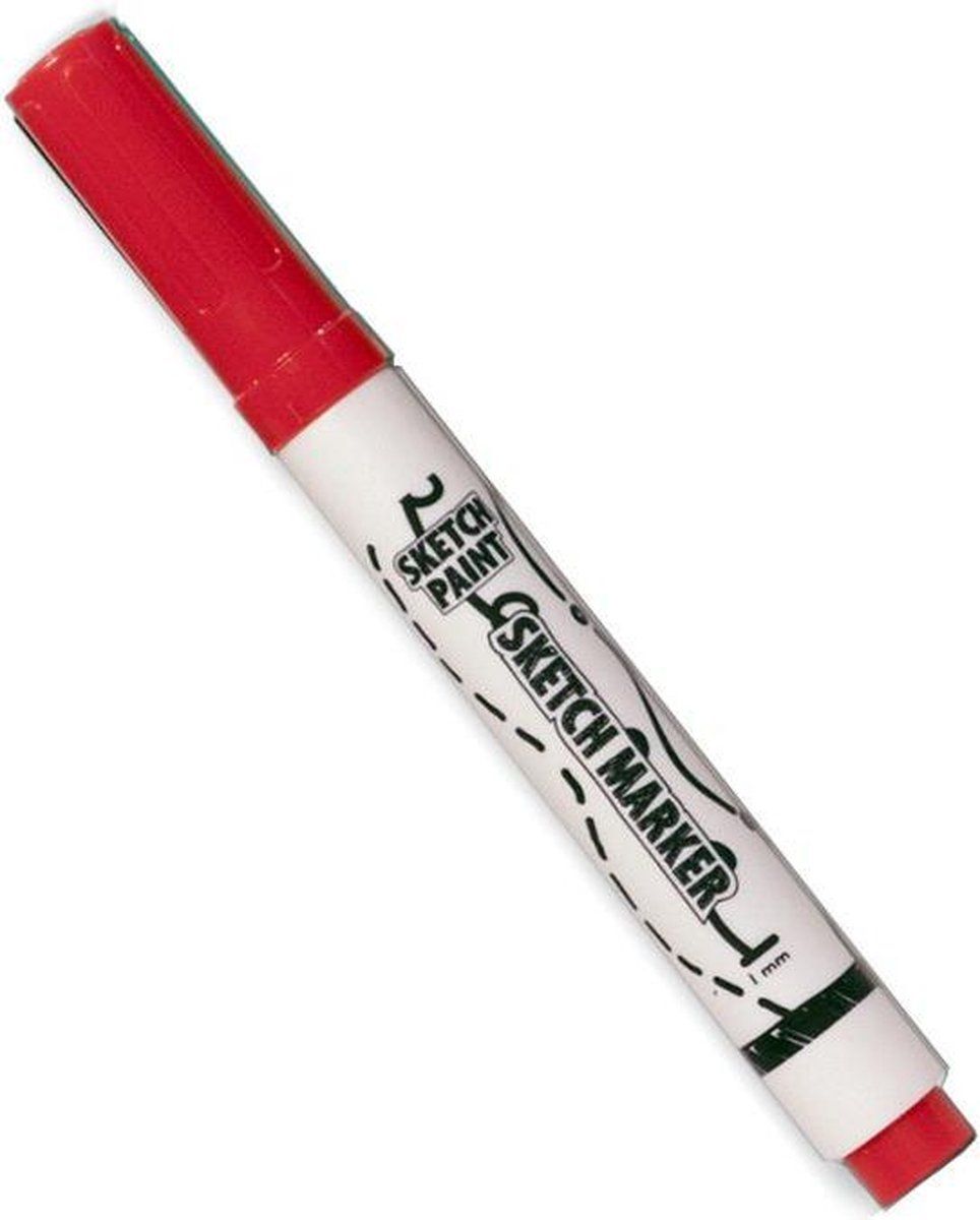 Magpaint Whiteboard Marker SketchPaint rood (los) - Rood