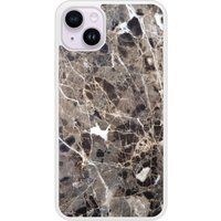 iPhone 15 Plus Marbre bedrukt siliconen hoesje