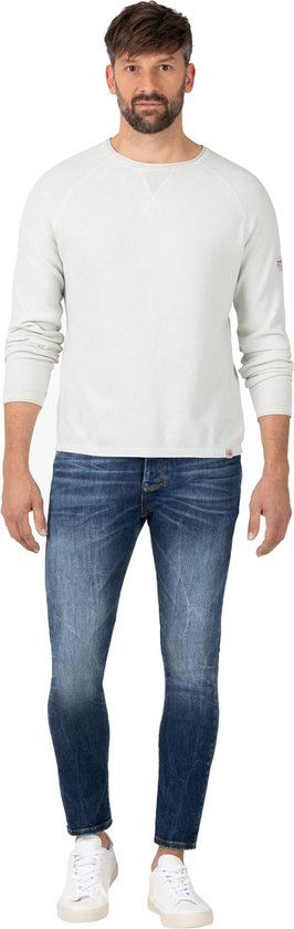 TIMEZONE Heren Slim DwyaneTZ Jeans - Slim Fit - Used Blue Wash - 30W / 32L