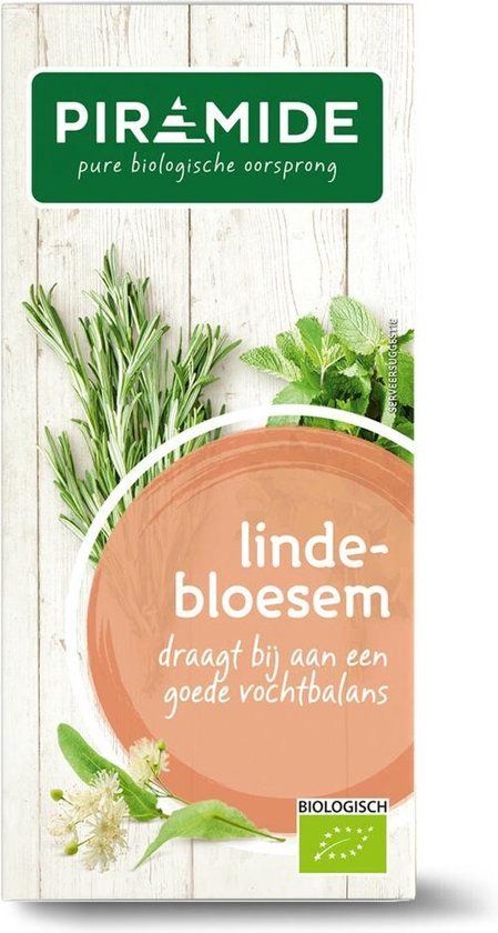 Piramide Kruidenthee Bio Lindebloesem 20 stuks