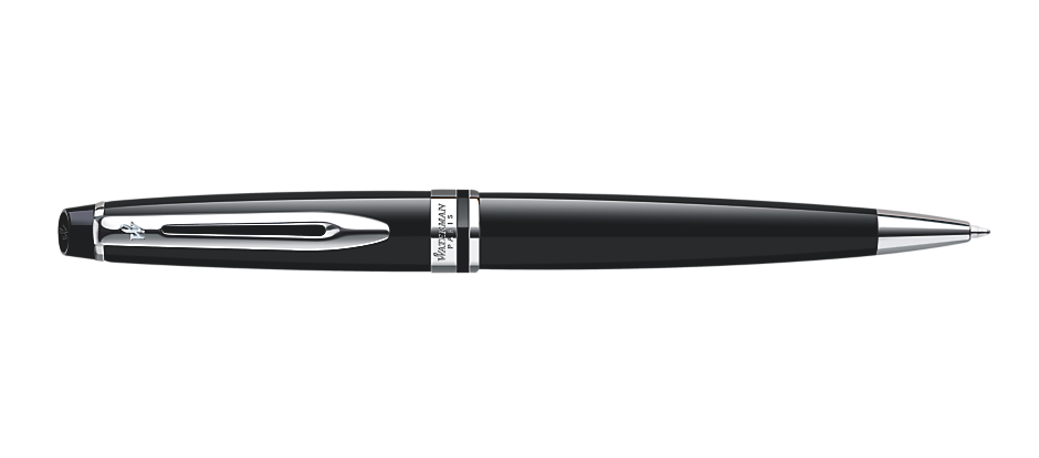 Waterman Expert - Balpen - Zwart, Zilver
