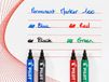 Pilot SCA-100-B Viltstift flow pack - Rond Punt - 1mm - Zwart - 4 stuks