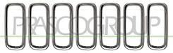 Radiatorrooster verchroomde lijst (7 stuks)