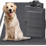 Gimars XL 28 "x 34" 6-laags ultra abolsorbent houtskool plas pads voor honden, lekvrije carbon hond puppy pads, geurcontrole en sneldrogende hond training pads 30 tellen