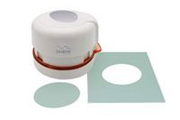 Bira Craft Ovale magnetische pons - 1 5/8" x 2 5/16", overal en overal punch voor papier knutselen en scrapbooking