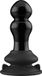 Shots Rimly - Glass Vibrator - With Suction Cup and Remote - Rechargeable - 10 Speed - Black