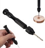 Heble® Handboor met 10 precisieboortjes (zwart, 0.8 - 3.0 mm)