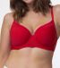 Dorina BH Carmen - T-shirt BH met Beugel - Grote maten bh met vulling met brede bh band - 95D - Zwart