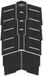Ocean & Earth Dakoda Walters Centre Deck Surf Traction Pad 5 Unités Noir