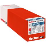 Fischer 562966 FPF II CHTF 8,0 x 280 BC 50 Houtschroef 8 mm 280 mm TX Staal Galvanisch verzinkt 50 stuk(s)