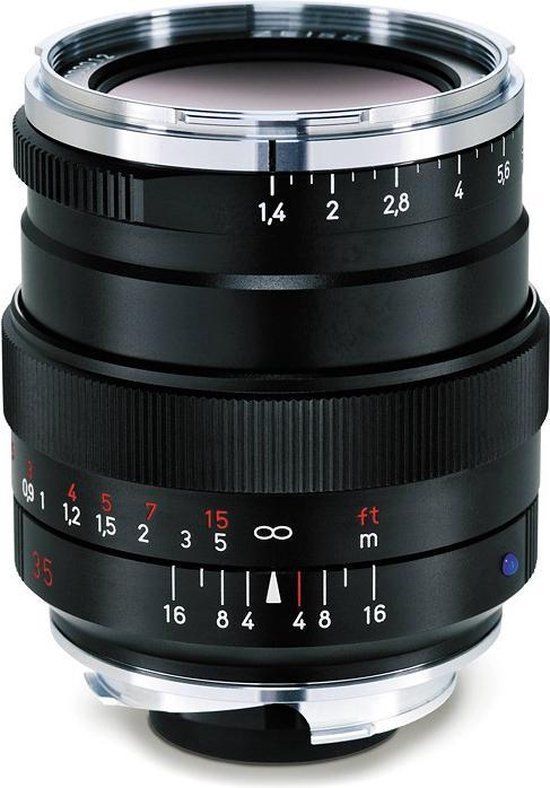 ZEISS Distagon T* 35mm f/1.4 ZM - Canon EF - Zwart