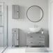 Maison Exclusive - Ensemble de meuble de salle de bain 3 pièces Breda Sonoma gris