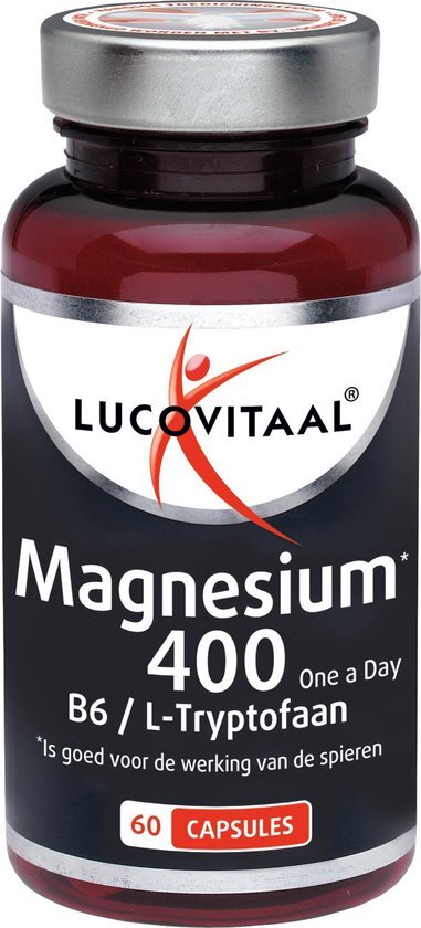 Lucovitaal Magnesium 400 met Vitamine B6 & L-Tryptofaan capsules