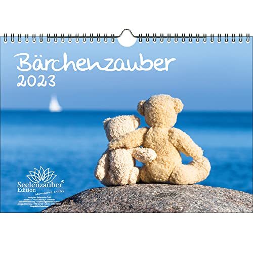 Seelenzauber Beerenzauber DIN A4 kalender voor 2023 Teddy en beertje - zielenzauber