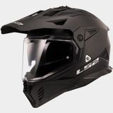 LS2 MX702 Pioneer II Mat Zwart Adventure Helm Maat XS