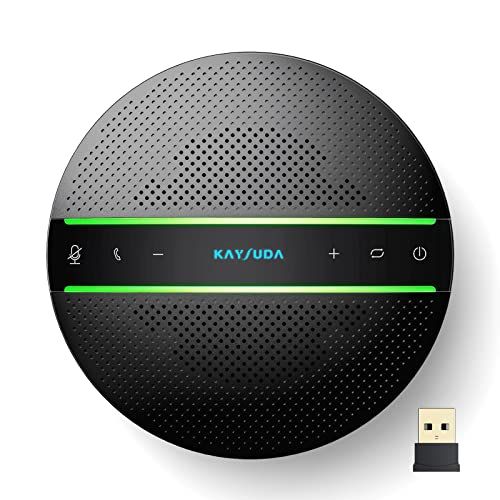 Kaysuda Bluetooth conference speakerphone draadloze microfoon en luidspreker voor Skype, Zoom en FaceTime