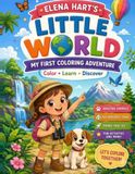 Elena Hart's Little World: My First Coloring Adventure