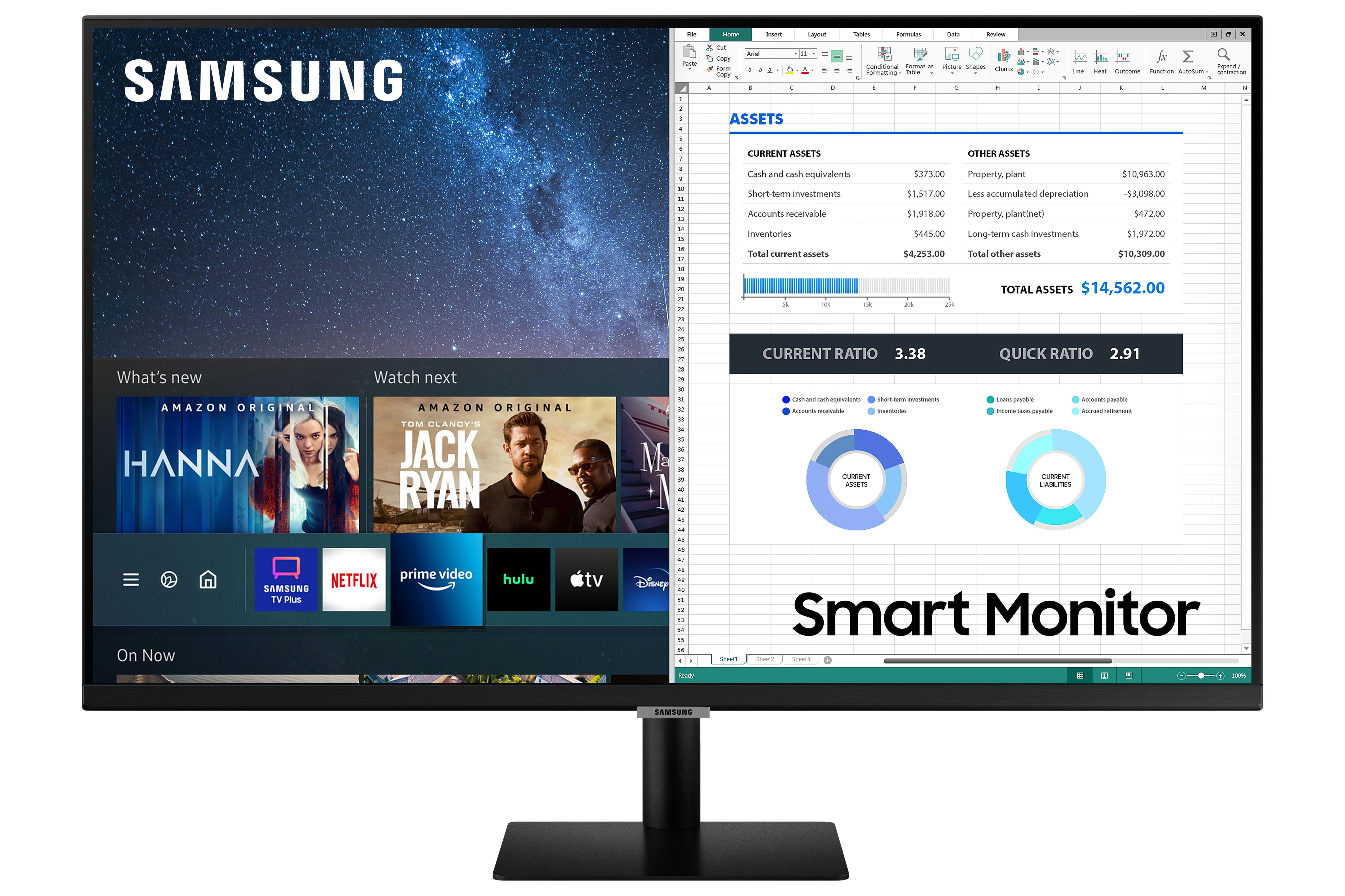 Samsung Smart Monitor M5 32" Full HD LED - Zwart