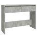 VidaXL Wandtafel 100x35x76,5 cm bewerkt hout betongrijs