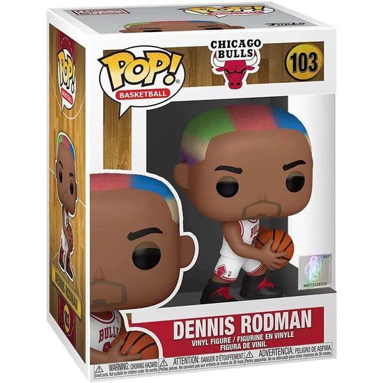 Funko Pop Basketball: Chicago Bulls - Dennis Rodman #103