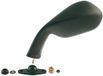 RMS Rétroviseur gauche pour Moto Aprilia 1000 SL Falco 2000-2003 Noir Polyester