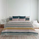 Belum Dekbedovertrek 200 x 200 cm, 100% biologisch katoen, 175 draden, Oeko-Tex gecertificeerd, model: Marken