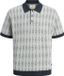 JACK&JONES JPRBLUJUDE KNIT JAQUARD POLO SS Heren Polo Blauw M