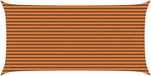 vidaXL Zonneschaduw Oranje en Bruin 3 x 6 m 100% Polyester Oxford