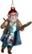 Hd collection Schilder Ornament kerstbal Glas Multi 13.3 cm