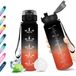KollyKolla Drinkfles voor kinderen, 500 ml, motiverende drinkfles met tijdweergave, BPA-vrij, lekvrij, 1-klik-open, drinkfles voor meisjes, voor fiets, school, camping