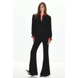 Mango regular blazer - zwart