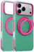 Torras Ostand O3 Hue Back Cover for Apple iPhone 18 Pro / iPhone 17 Pro - Neon Moss