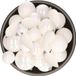 Decoris Kaemingk B.V. Kerstballen en dennenappels ornamenten - 32x st - parelmoer wit - kunststof - 6, 8 en 10 cm