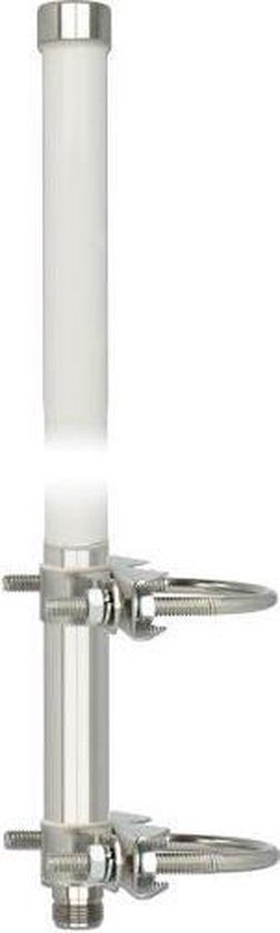 Delock WLAN N Jack - Antenne - 1.185 m - Wi-Fi - binnenshuis, buitenshuis - 12 dBi - omnidirectioneel - buiten de deur, poolbevestiging, binnenshuis - wit