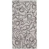 Cawö Cawö Cute Cats 6264 Serviette 50x100 platine/basalte