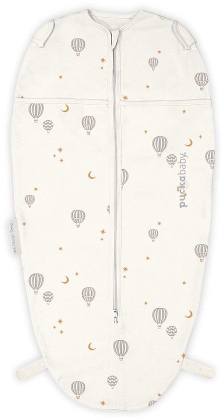 Puckababy Mini Inbakerslaapzakje baby (3-6m) - Balloons - Katoen TOG 0.5