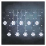 EMOS Sneeuwvlokkenslinger met 60 leds, lichtgordijn 135 cm + 5 m kabel, koud wit licht