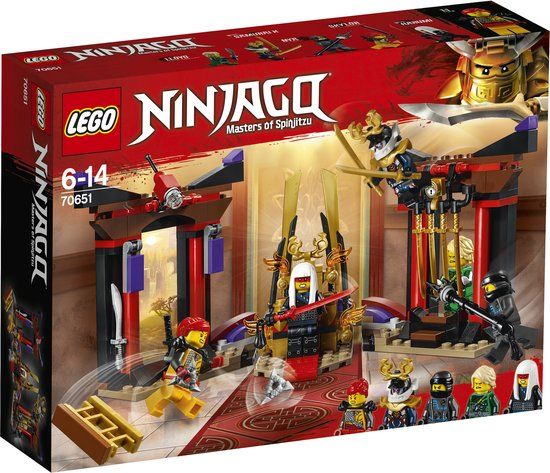 LEGO NINJAGO Troonzaalduel 70651