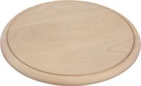 Planche de service - Set van 6x stuks - D25 cm - bois - rond - planche à jambon - planche à pain - planche à petit déjeuner