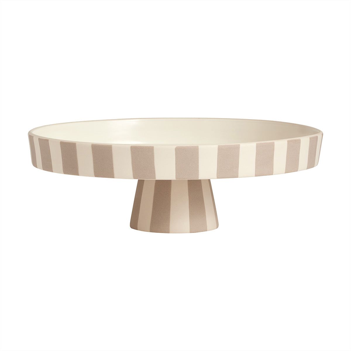 OYOY Toppu Tray - Beige - Stone - Round - 27 cm