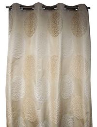 Sans CA00105-152 gordijn, klaar om op te hangen, levensboom, jacquard, polyester, 140 x 270 cm, natuur