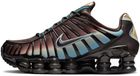 Nike Shox TL Velvet Brown Denim Turquoise (W) - Maat 40.5