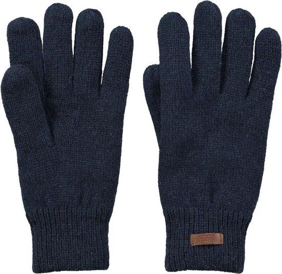 Barts Haakon Lamswol Heren Handschoenen Blauw Maat M