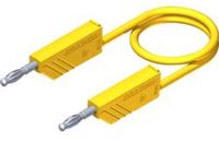 SKS Hirschmann Test & Measurement CO MLN 50/2,5 Meetsnoer Banaanstekker 4 mm Banaanstekker 4 mm 0.50 m Geel 1 stuk(s)